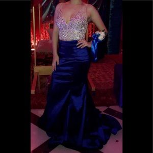 Chicas Two Piece Prom Dress Size M (size 2)